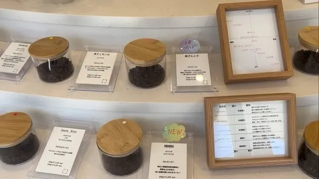 桜ブレンドに、ペルー、ルワンダ、ケニアの豆、