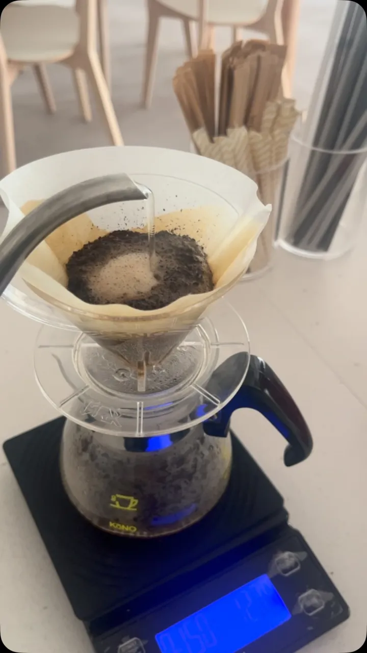 コーヒーを飲むには、